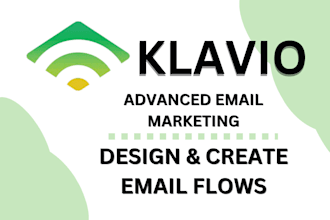 setup high converting klaviyo email flows, popup, and automation for ecommerce