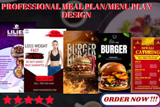 design meal plan cookbook recipe design health and fitness diet cook book tok