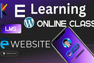 develop learndash lms wordpress e learning website wp tutor