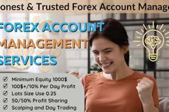 generate profit, be account flipper for mt4 mt5 account management with low loss