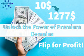 find and provide premium domains to flip for passive income and profits