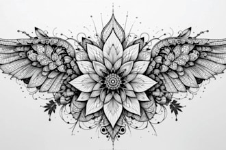 create a custom minimalist tattoo design just for you