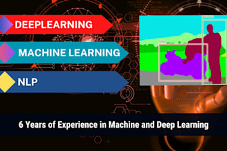 do machine learning, deep learning and nlp project in python and r