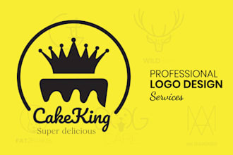 design creative eye catching crown logo