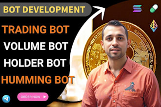 build trading, volume, holder, humming bot on solana, pumpfun, pumpswap