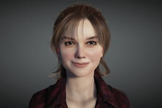 create metahuman realistic 3d characters with custom clothes