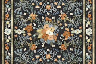 create floral and unique  traditional carpet designs