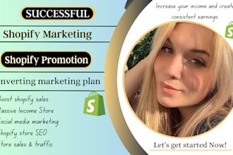 manage shopify website sales marketing shopify promotion facebook instagram ads