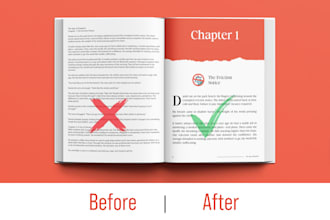 kdp book formatting, ebook design, book layout, workbook or journal