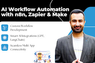 build intelligent ai agent automation workflows with n8n, zapier, and make