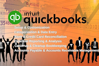 provide expert quickbooks online bookkeeping reconciliation financial reporting