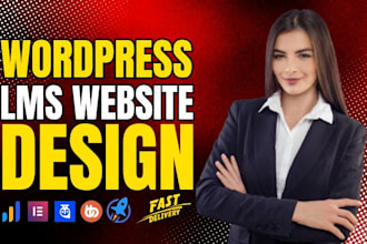 build wordpress lms website with learndash, buddyboss tutor lms pro, masterstudy