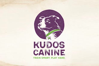 create high quality dogs, cats, pets cartoon logo