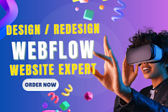 design or develop webflow website, convert figma to webflow or landing page