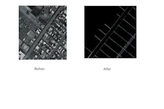 extract roads from satellite images fast using python
