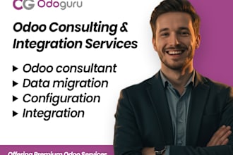 be your odoo functional consultant and train your team professionally