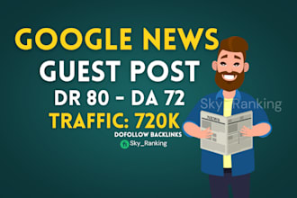 publish general guest post DR 80 with dofollow backlinks