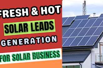 generate hot houseowner leads fresh appointment for solar leads business