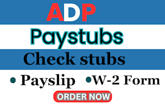 do pay stubs, adp paystubs, check stubs, w2 paycheck