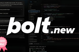 build fast and scalable web apps with bolt new  expert development