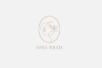 create modern minimal and highly unique beauty logo design