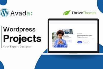 be theme expert for wordpress edit fix and redesign avada thrive brizy oxygen