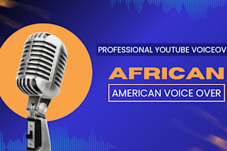 do african american voice over and german, french ai voice over