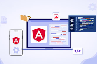 be your full stack angular developer, angular js developer