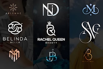 do luxury clothing fashion cosmetics beauty spa salon logo design