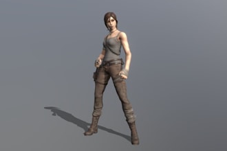 do 3d game character 3d game environment game asset weapon gun for game project