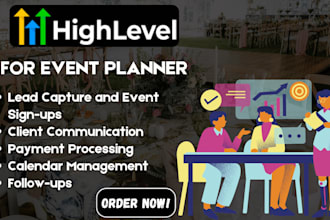 generate wedding photography leads, event planner website, ghl automation, fb ad