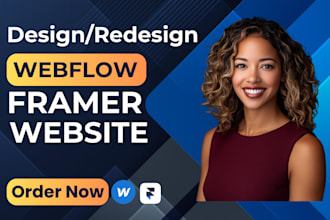 design, redesign webflow website, figma to framer webflow, framer website
