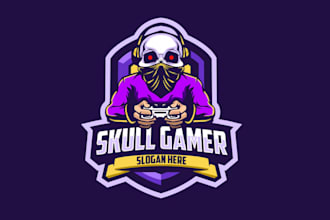 draw mascot gaming logo design