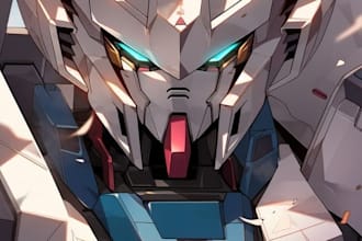 build paint and customized your gunpla gundam commission