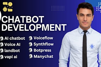 ai chatbot, voiceflow, voice ai, botpress, manychat, synthflow, landbot, vapi ai