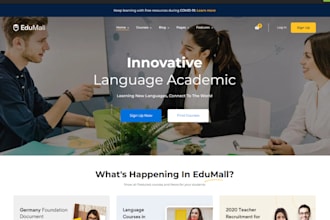 build a professional elearning online course lms website