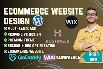 do ecommerce website webshop online store on wordpress woocommerce wix shopify
