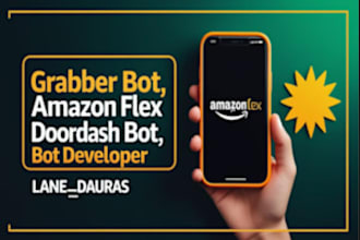 create amazon flex bot, amazon driver bot, spark bot, uber bot, instarcart bot