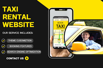 design taxi rental website car rental website taxi booking travel website