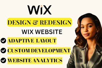 design wix or redesign a responsive wix website design or wix online store