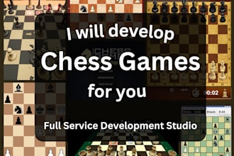 develop a chess game for you