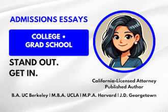 edit and refine your college or grad school admissions essays