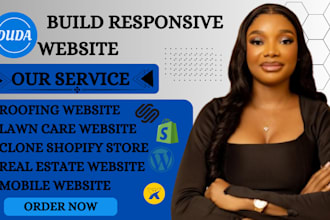 build responsive duda website design, redesign and clone with ai agent