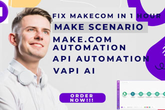 make com automation, make automation, make com scenario, made com integromat
