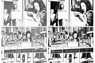 draw comic book art and illustrations