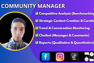 be your community manager with tools to optimize your time