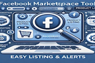 develop a facebook marketplace management tool for easy listing and alerts