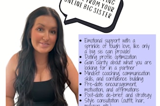 provide dating advice as your big sister