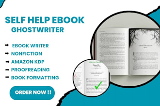 be self help ebook writer christian ebook romance ghostwriter non fiction ebook