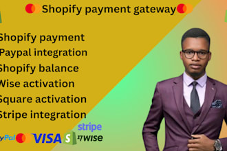 setup shopify payment gateway and payment integration using paypal and stripe